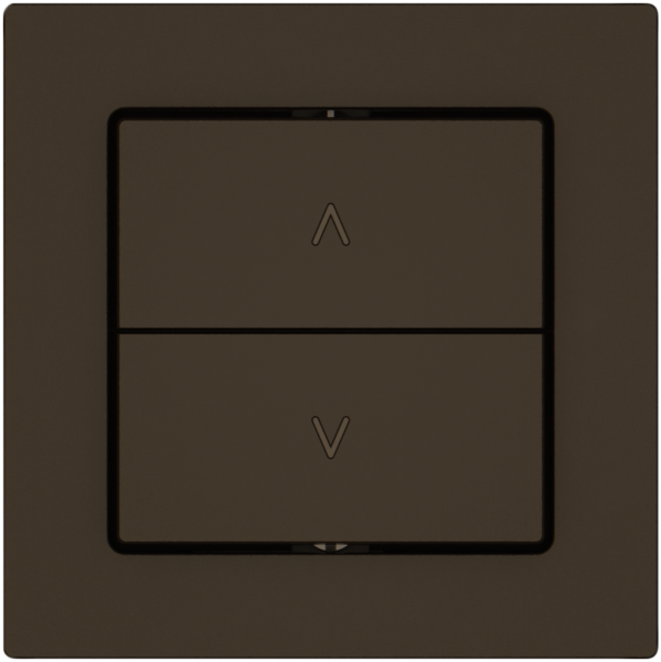 Contact pour stores EDIZIO.liv SNAPFIX® 10A 250V 2 touches 1 canal br 