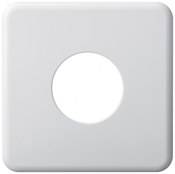 Abdeckplatte basico II Ø43mm weiss 