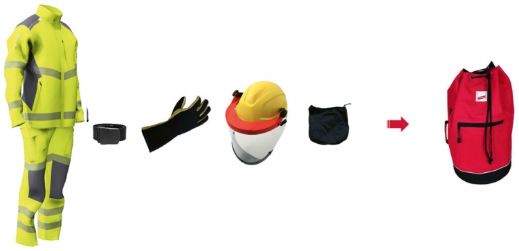 Elektriker-Set PSA, DEHNcare, Grösse L, Outdoor, APC 2 