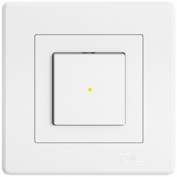 Interrupteur à poussoir lum.ENC EDIZIO.liv SNAPFIX® 6/1L lent.front.LS jn bc 