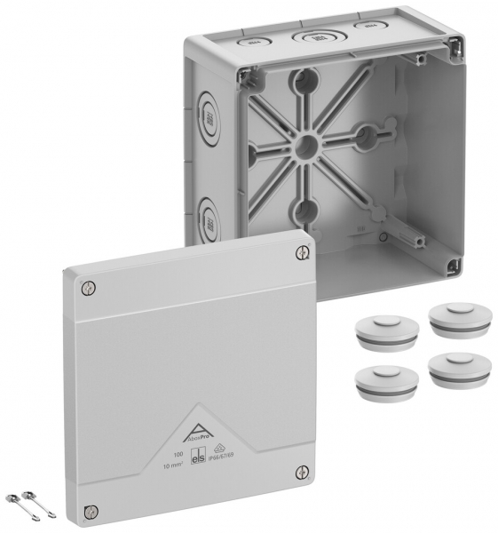 Boîte de dérivation AP Spelsberg Abox Pro 100-L 152×152×85mm IP69 gr 