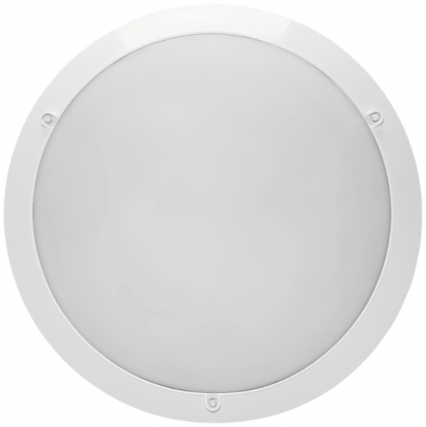 Plafonnier/applique LED ESSENTIEL 1000lm 10W HF Ø322mm antivandalisme blanc 