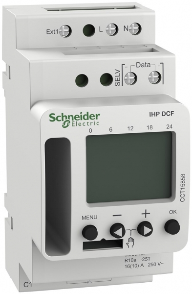 Timer settimanale AMD SE Acti9 IHP DCF, smart, 1-canale 