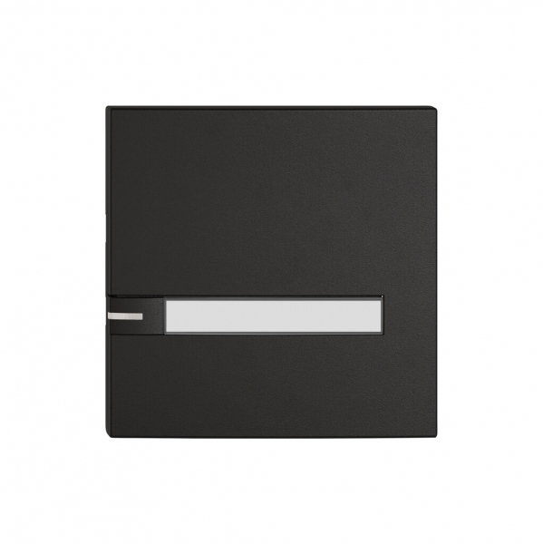 Pulsante 1/1 EDIZIO.liv SNAPFIX® p.KNX&UNI c.LED c.targ.comando 1 tasto ne 