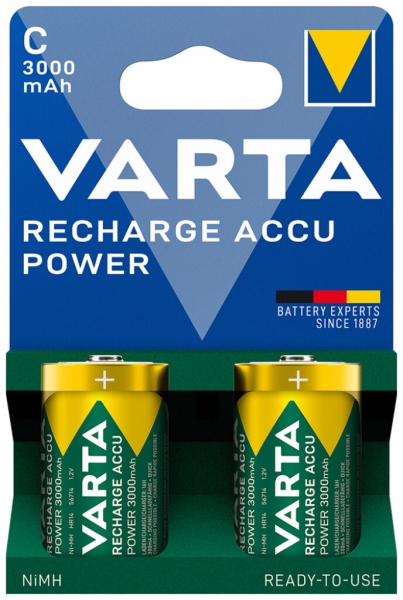 Accu VARTA Consumer Accu C Power 1.2V 3000mAh NiMH blister à 2 pièces 