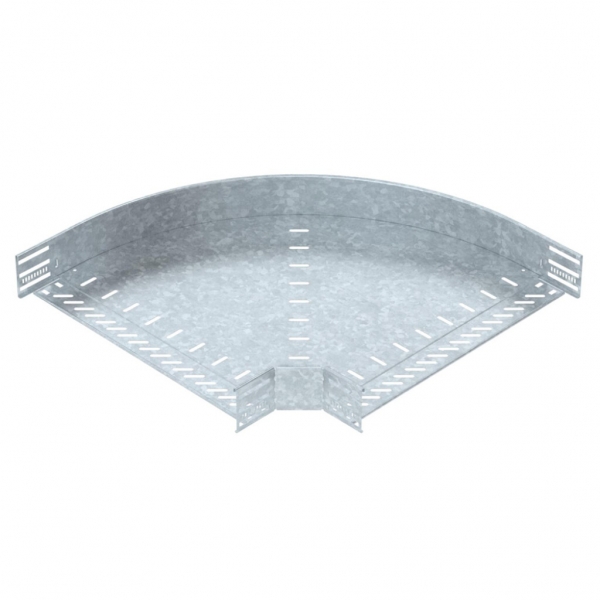 Coude BET RB 90° 85×500mm acier galvanisé à chaud 