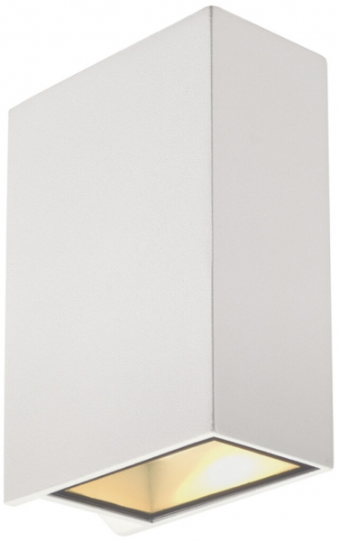 LED-Wandleuchte SLV QUAD XL 2, up-down 2×3.2W 580lm 3000K IP44 weiss 