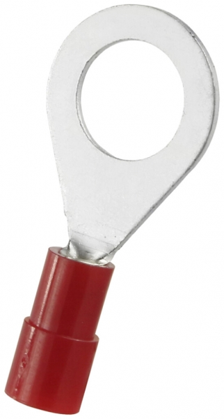 Capocorda a compressione Ferratec forma anulare M3 PC 0.5…1mm² rosso 
