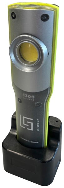 Lampada a mano LED Lumatec 10W 1300lm DC 3.7V IP54 materiale sintetico grigio 