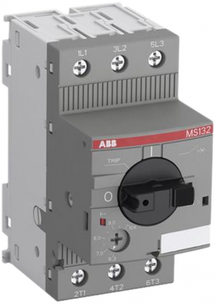 Salvamotore ABB MS132, 5.5kW AC-3, 8…12A, a vite 