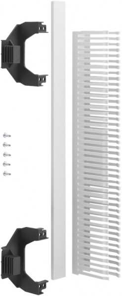 Canale di cablaggio Hager univers N 2 file 78×31mm 2 pezzi 