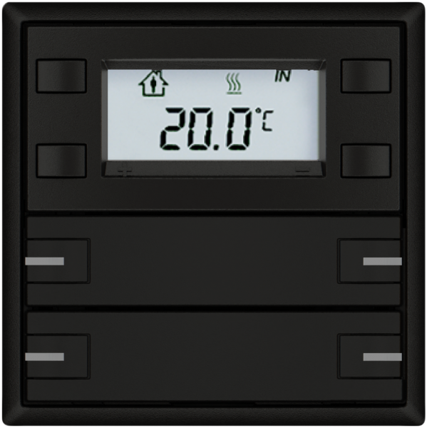 RTH-Taster EDIZIO.liv SNAPFIX® m.RGB-LED 4×Taste 1-Tbed.sz 