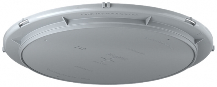 Placca frontale HaloX 250 per calcestruzzo in opera, uscita Ø240mm 