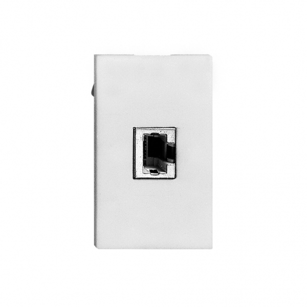 Scatola di raccordo INS FLF 1×RJ45 bianco 