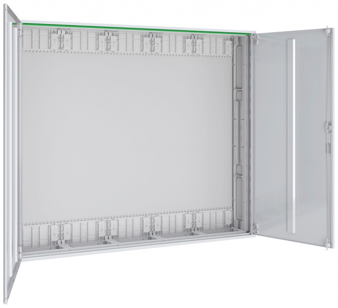 Alloggio a parete PrismaSeT XL IP44 c.porta 1300×1100×210mm 5 campi 7 file 