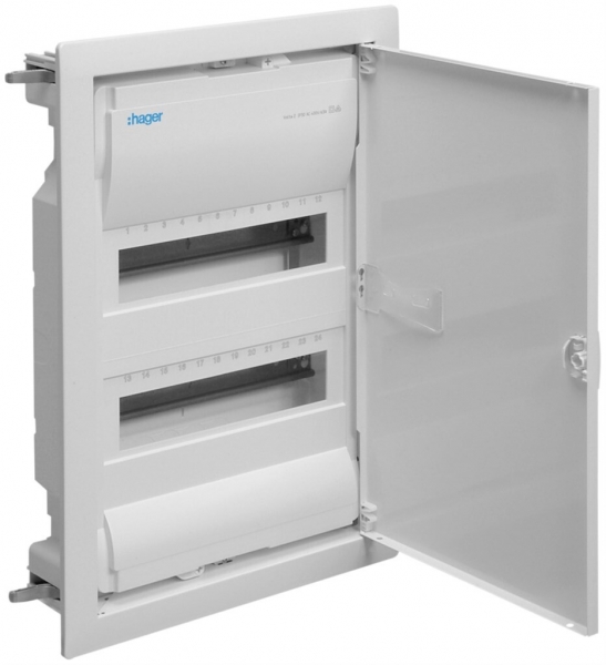 Distributeur ENC Hager volta 2-rangées 12UM IP30 348×505×94.5mm 