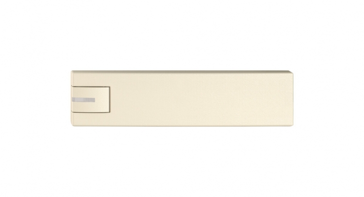 Pulsante 1/4 EDIZIO.liv SNAPFIX® p.KNX&UNI c.LED comando a 1 tasto cr 