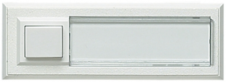 Tasto di suoneria AP Combifix II 12VUC, bianco 