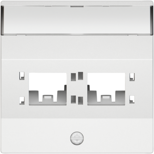 Kit di montaggio EDIZIO.liv SNAPFIX® per freenet cat.6A adattatore 2× bi 
