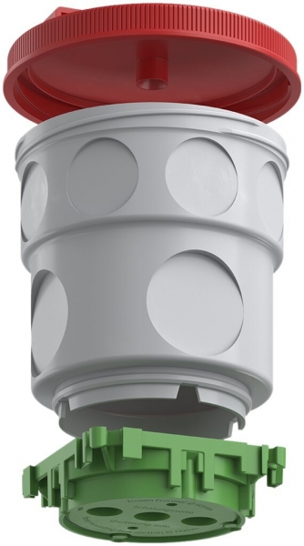 Tassello per soffitto Kaiser foro 35mm, entrate M16-M32, 3parti 