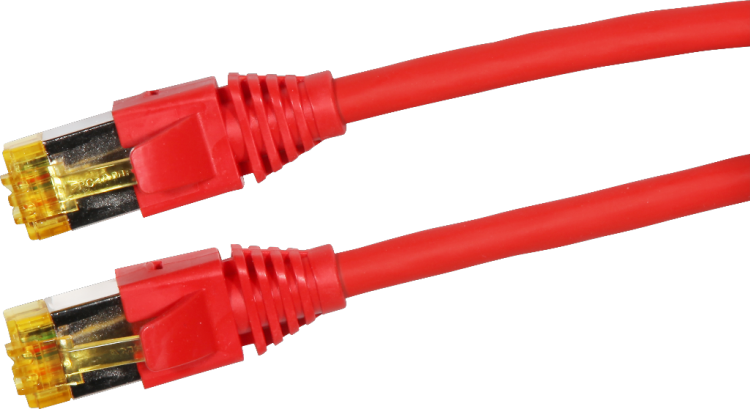 Câble de distribution  RJ45 2.0m ro S/FTP cat. 6A s. h. 