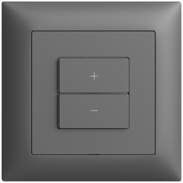 Dimmer Uni-LED INC 1K/2T Edue Wiser grigio scuro 