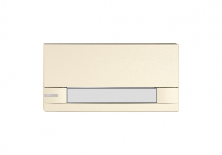 Pulsante 1/2 EDIZIO.liv KNX e UNI c.SNAPFIX® c.LED c.targhetta com.2T cr 
