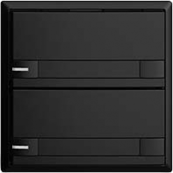 Poussoir KNX RGB EDUE, 250mW, a.LED RGB, 2×poussoir, comm.2×touches, no 