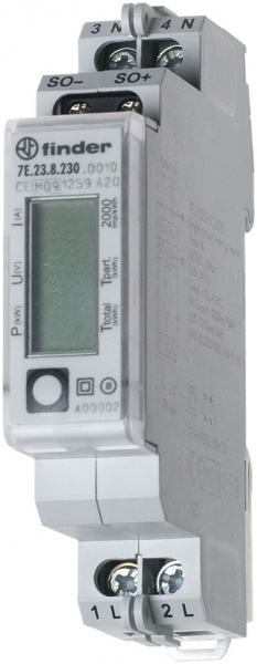 Compteur d'énergie AMD Finder 1×32A direct homologué MID 