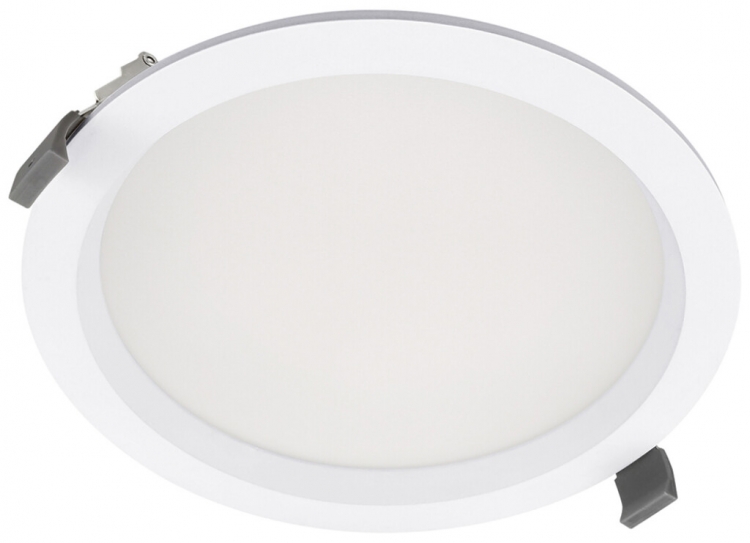 Downlight LED LEDVANCE COMFORT OP 30W 3600lm 930/940 IP20/44 100° Ø215 blanc 