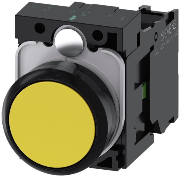 Contatto pulsante Siemens SIRIUS ACT supporto 1Ch giallo plastica 