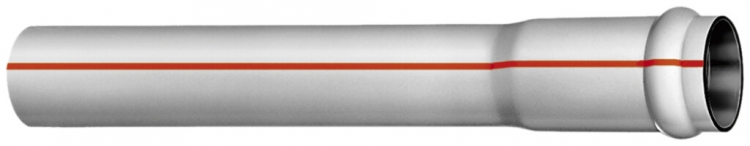 Tubo di protezione cavi Symalit Ø120mm L=5m gr chiaro manic.+giunzione KRSEM-H 