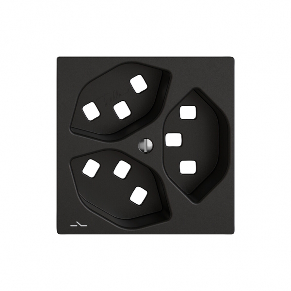 Kit di montaggio EDIZIO.liv SNAPFIX® per presa 3×T23 separata ne 
