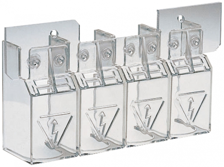 Couvre-bornes Hager 4L pour interrupteur de charge 200…400A 