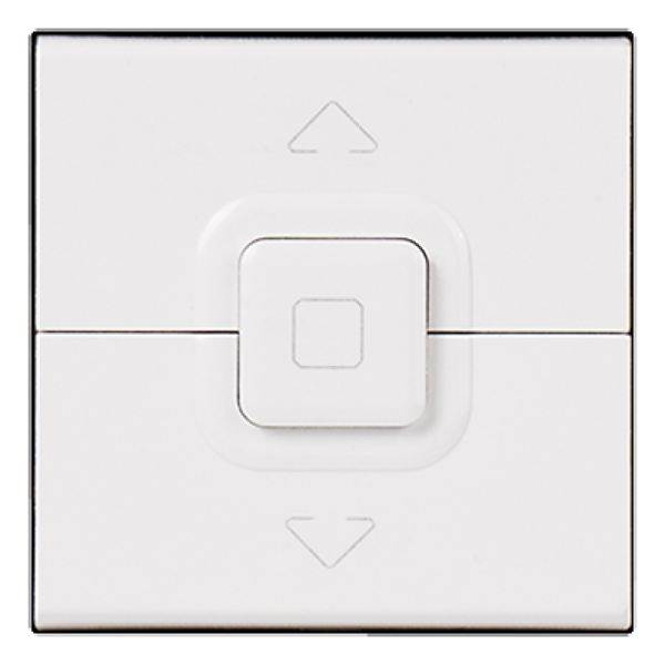 Interrupteur pour stores INC MOS blanc 500W HAUT/STOP/basico 2modules 