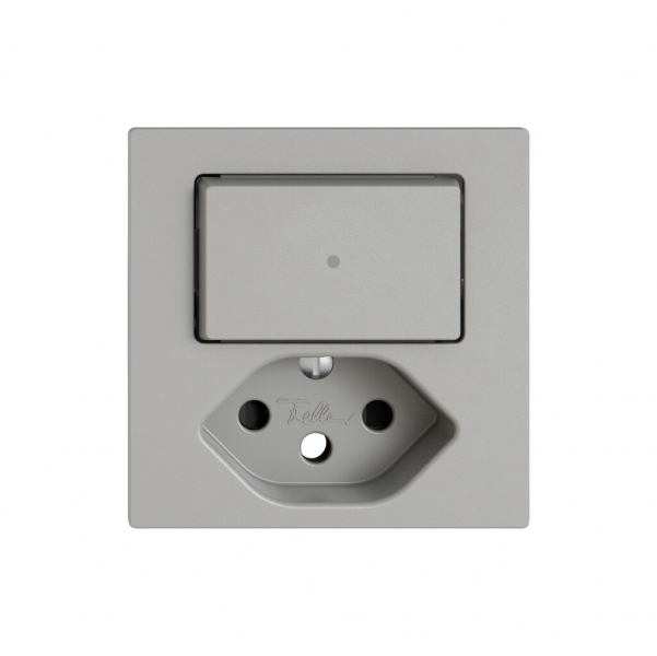 Kit di montaggio EDIZIO.liv SNAPFIX® combi.T13 1 tast.lent.front.shutter grc 