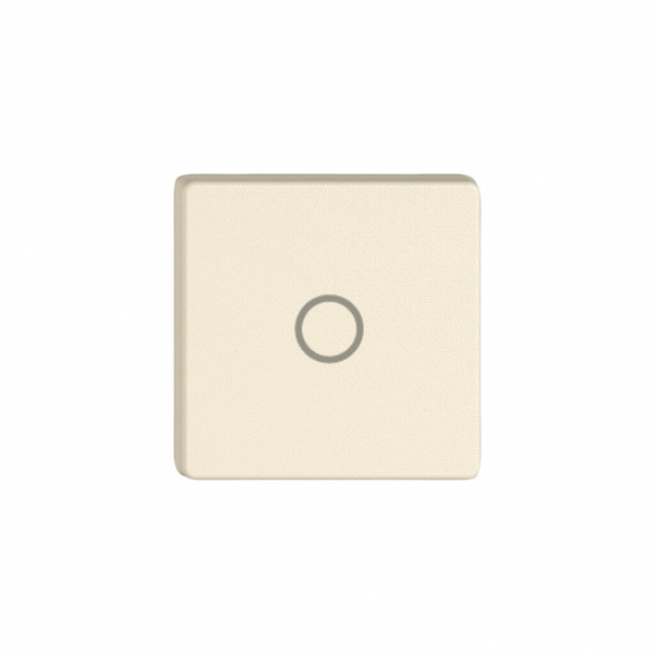 Pulsante 1/4 EDIZIO.liv Wiser con SNAPFIX® con simbolo O (OFF) cr 
