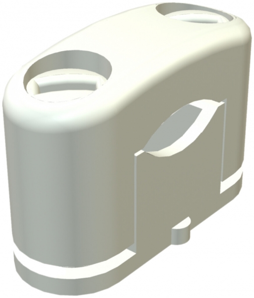 Brida Bettermann per cavo SOM 15…25mm PS polistirolo grigio chiaro 