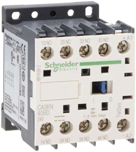 Contattore ausiliare Schneider Electric CA3-KN40 BD24VDC 4Ch 
