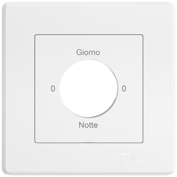 UP-Montageset EDIZIO.liv SNAPFIX® f.Drehschalter m.Schloss 0-Giorno-0-Notte ws 
