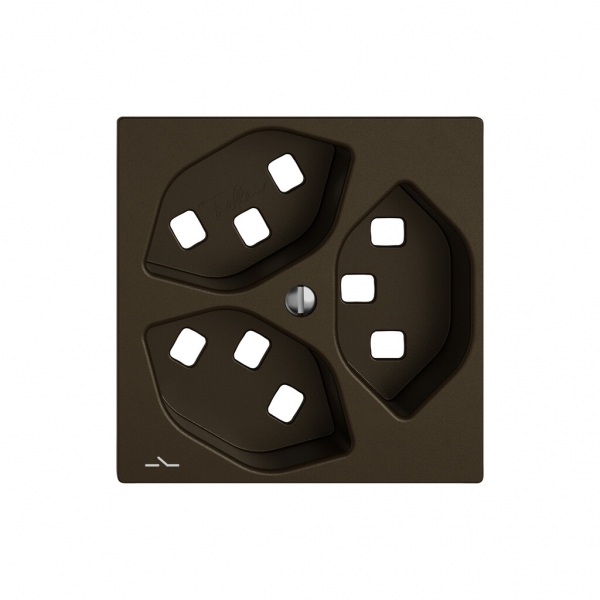 Kit di montaggio EDIZIO.liv SNAPFIX® per presa 3×T23 separata ma 