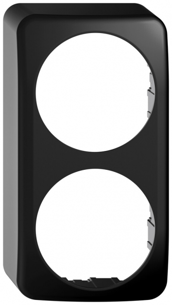 Capot AP STANDARDdue SNAPFIX® pour appareils QX.CO.54 2×Ø58mm no 