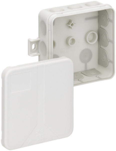 Boîte de dérivation AP 2K-12 AB-L vide, 85×85×37mm IP55 gris 