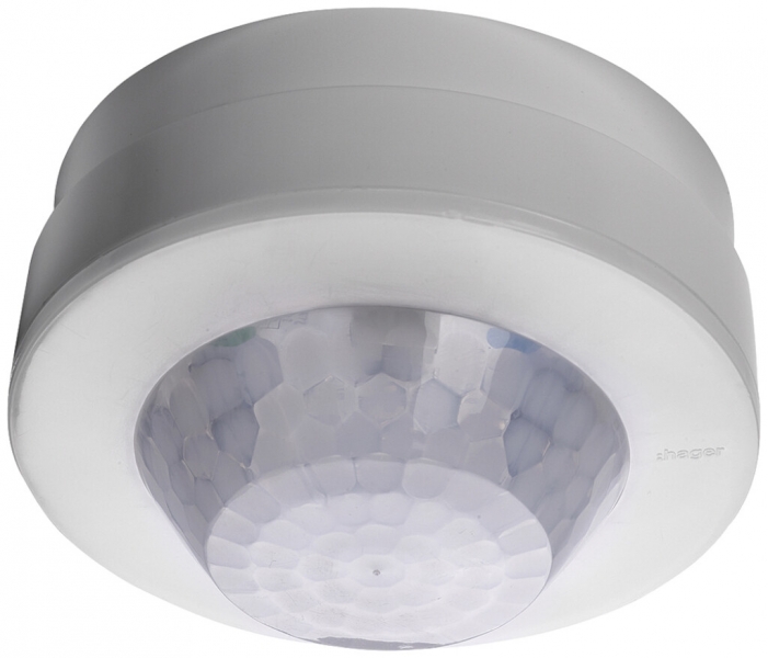 Rilevatore di movimento e di presenza AP Hager 360° 20m Ø KNX 