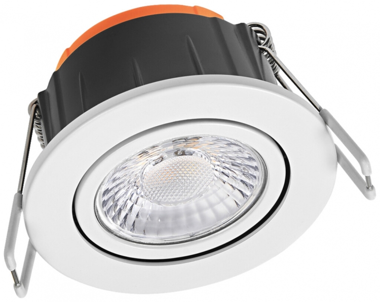 Spot LED INS LEDVANCE Combo ADJ 6W 600lm 927/930/940 IP65 60° REG Ø81.5mm bianco 