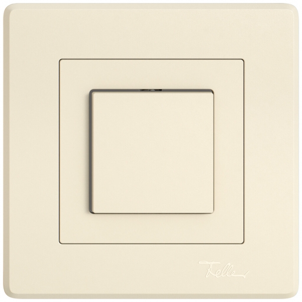 UP-Montageset EDIZIO.liv SNAPFIX® f.Schalter&Taster m.1 Knopf m.Seitenlinse cr 
