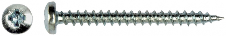 Vite per pannello truciolare a testa tonda (Pan Head) TILCA SPRINT 4.5×50mm PZ2 