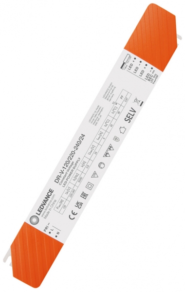 LED-Betriebsgerät LEDVANCE VALUE 120W 24V ON/OFF 253×40×31mm 