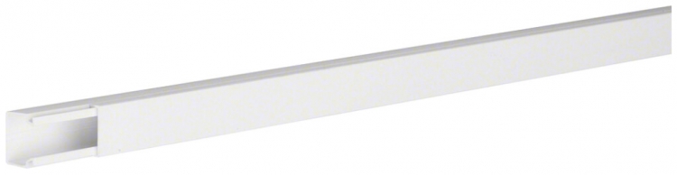 Canal d'installation tehalit LF 20×20×2000mm (l×h×L) PVC blanc trafic 