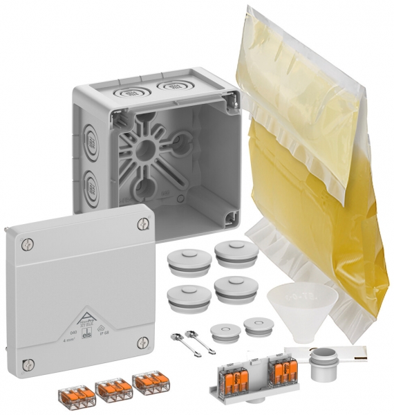 Boîte de dérivation AP Spelsberg Abox Pro XT SLK-4² 102×102×70mm IP68 gr 